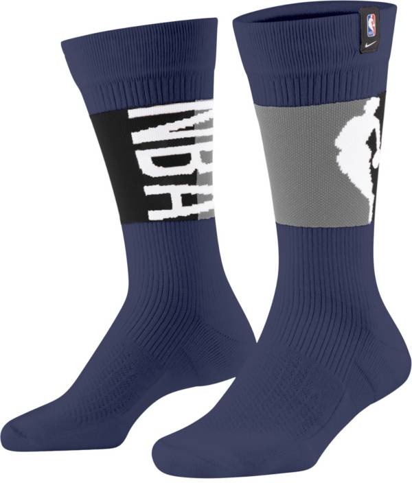 Nike NBA Blue SNKR SOX Crew Socks