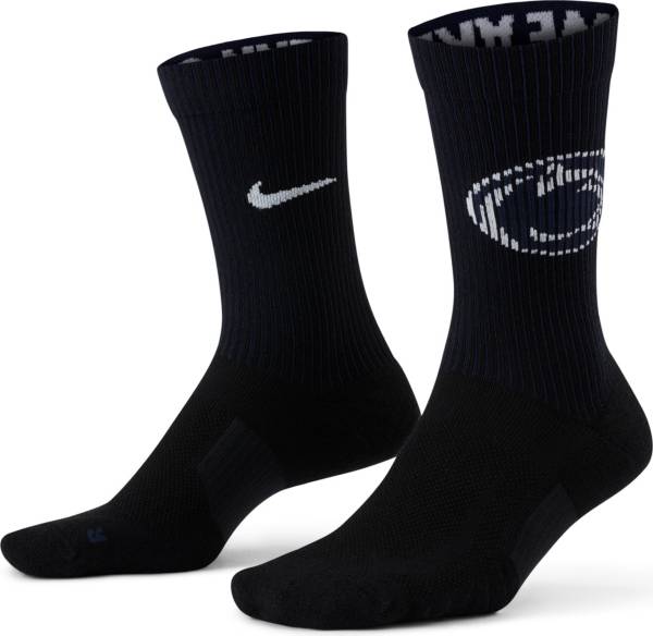 Nike Men's Penn State Nittany Lions Multiplier 2-Pair Crew Socks