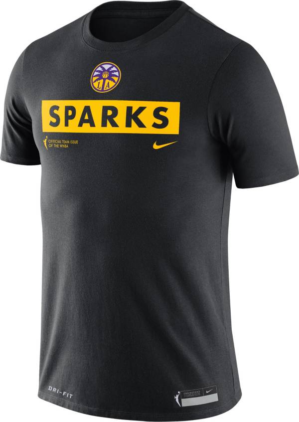 Nike Adult Los Angeles Sparks Black Practice T-Shirt