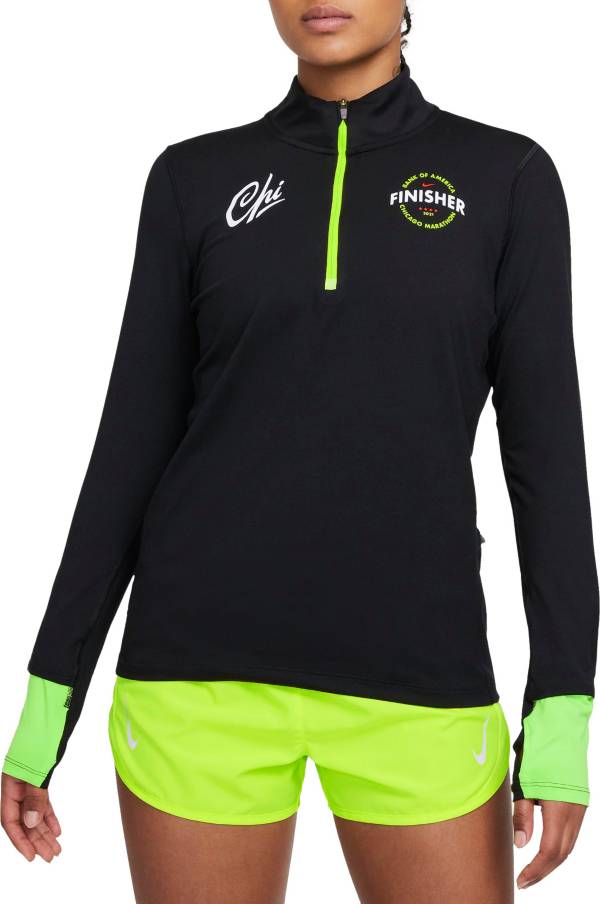 Nike Women's Dri-FIT Element Chicago 1/2-Zip Finisher Running Top