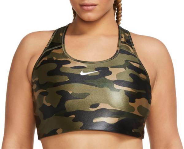 Nike Women's Dri-FIT Swoosh High-Support Non-Padded Racerback Sports Bra