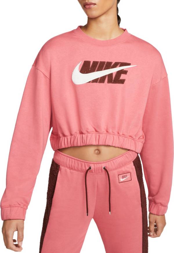 Nike Women's Sportswear Icon Clash Oversized Fleece Crewneck Sweatshirt