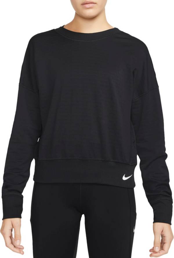 Nike Women's Therma-FIT Element Reversible Fleece Crewneck Long Sleeve Top