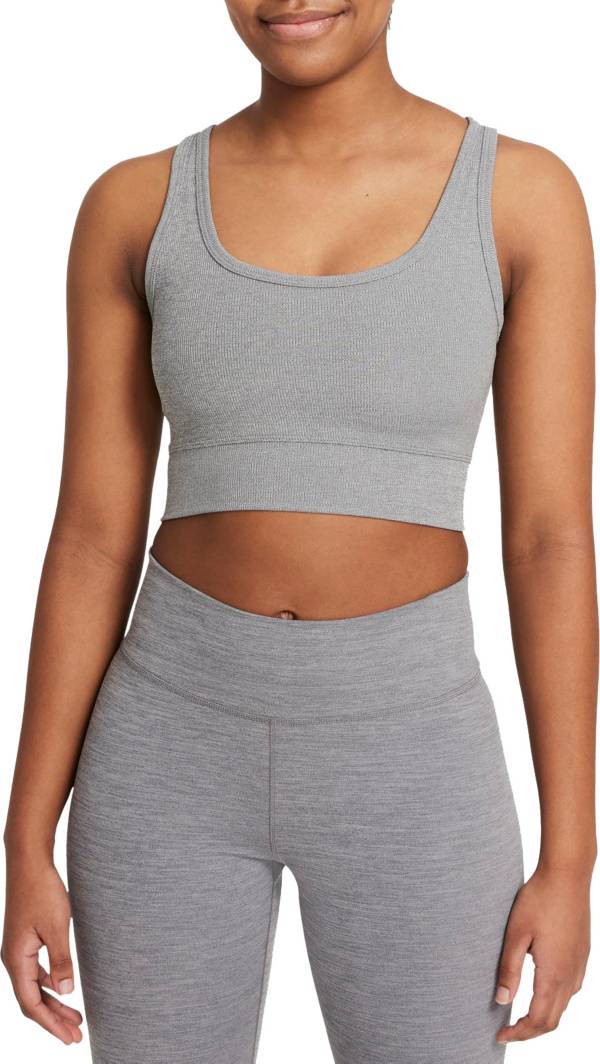 Nike Women's Luxe Cropped Color-Block Training Tank Top