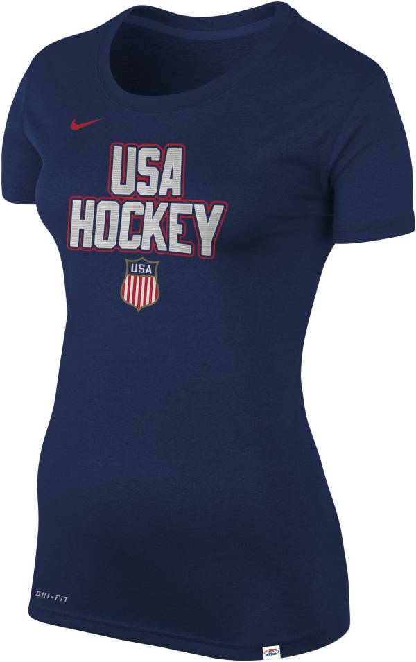 Nike Women's USA Hockey Legend Navy T-Shirt