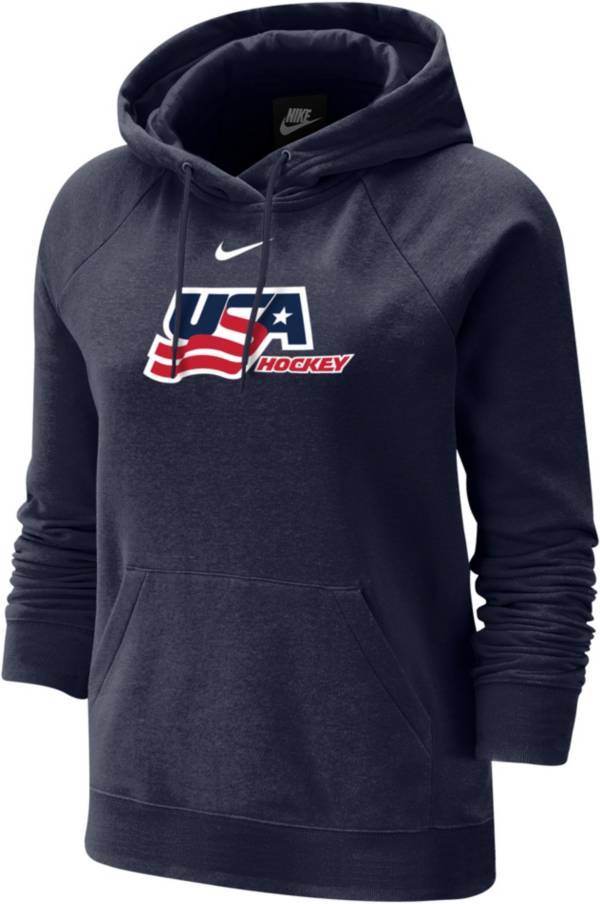 Nike Women's USA Varsity Navy Pullover Hoodie