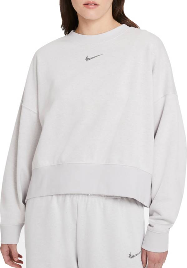 Nike Women's Sportswear Collection Essentials Oversized Fleece Crew Sweatshirt