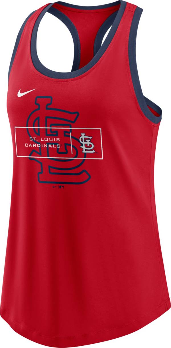 Nike Women's St. Louis Cardinals Red Logo X-Ray Racerback Tank Top