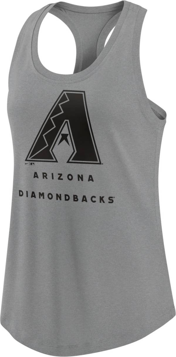 Nike Women's Arizona Diamondbacks Gray Racerback Tank Top