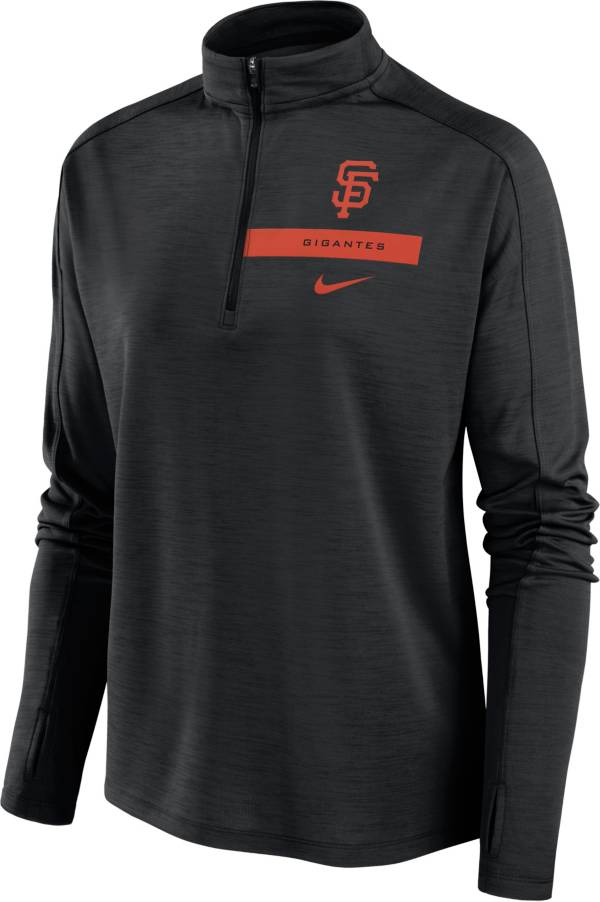 Nike Women's San Francisco Giants Black Local Pacer Long Sleeve Shirt