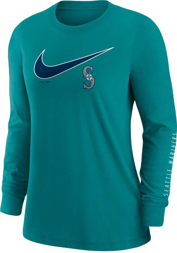 Nike Women's Seattle Mariners Green Long Sleeve T-Shirt