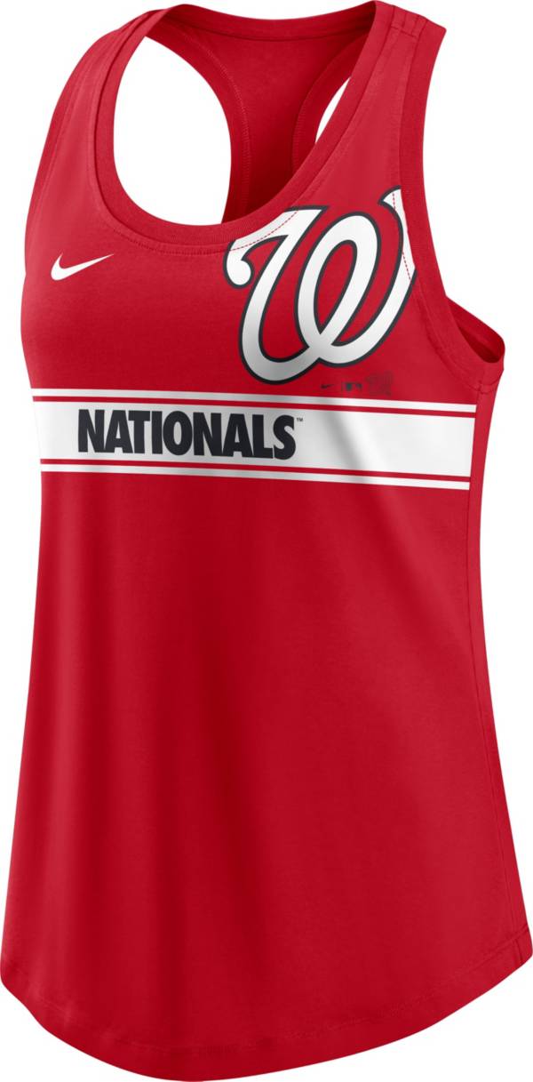 Nike Women's Washington Nationals Red Racerback Tank Top