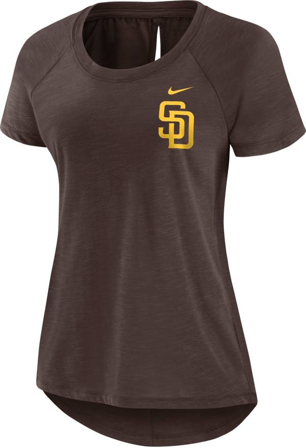 Nike Women's San Diego Padres Brown Summer Breeze T-Shirt