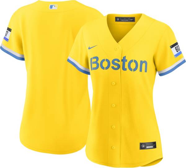 Nike Women's Boston Red Sox Gold 2021 City Connect Replica Baseball Jersey product image