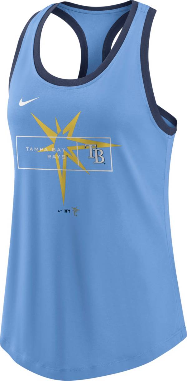 Nike Women's Tampa Bay Rays Blue Logo X-Ray Racerback Tank Top
