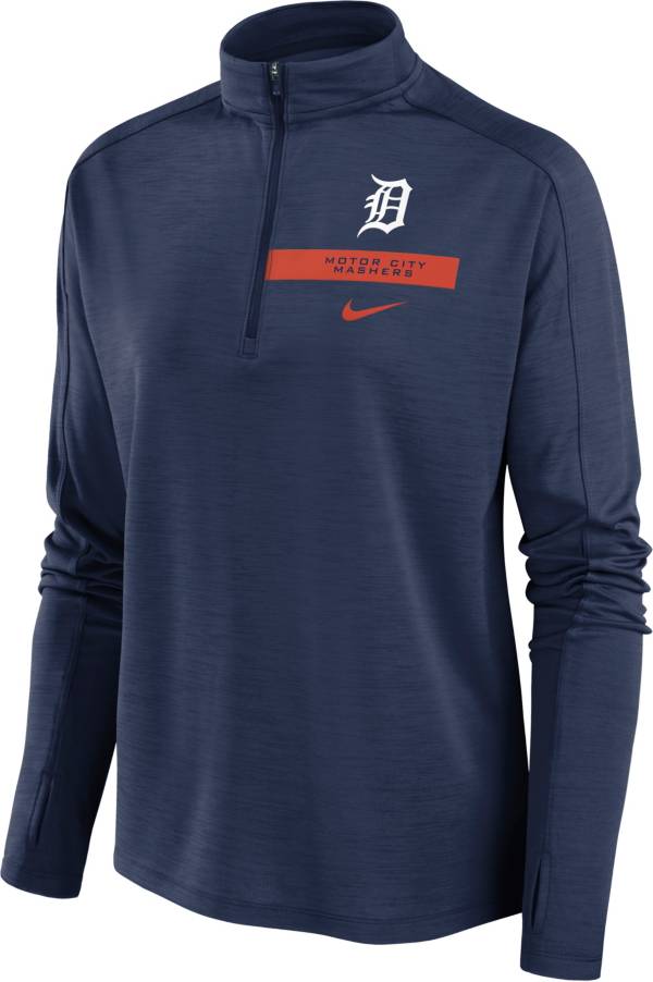 Nike Women's Detroit Tigers Navy Local Pacer Long Sleeve Shirt