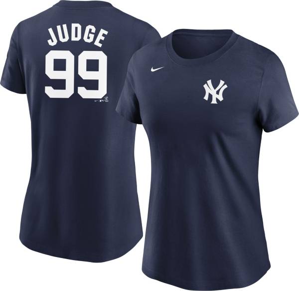 Nike Women's New York Yankees Aaron Judge #99 Blue T-Shirt