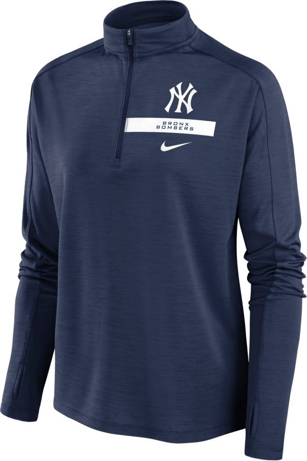 Nike Women's New York Yankees Navy Local Pacer Long Sleeve Shirt