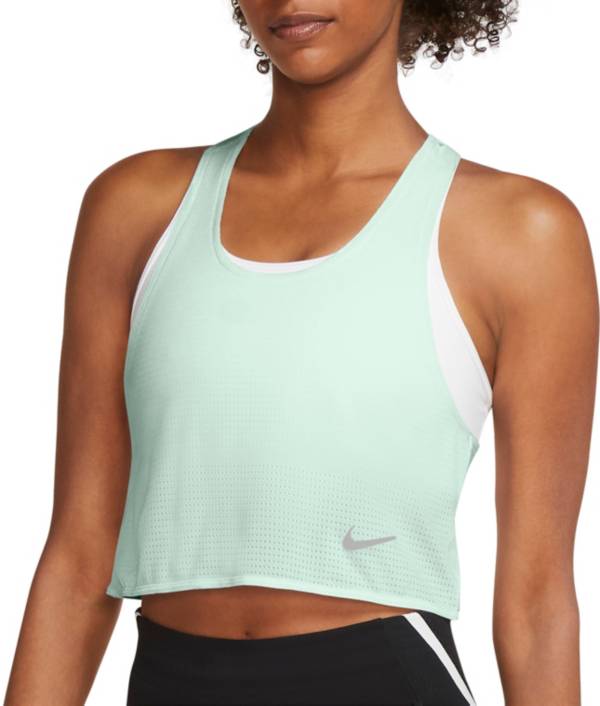 Nike Women's Miler Breathe Cool Cropped Running Top