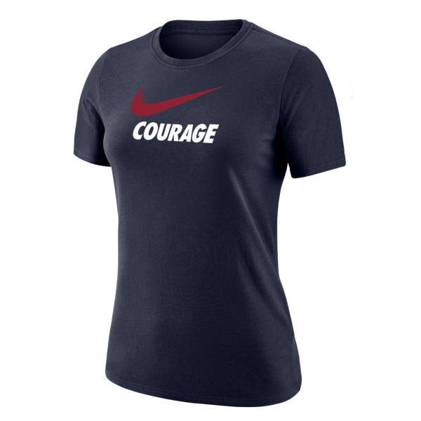 Nike Women's North Carolina Courage Swoosh Navy T-Shirt product image