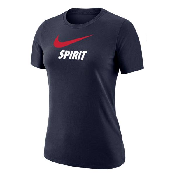 Nike Women's Washington Spirit Swoosh Navy T-Shirt