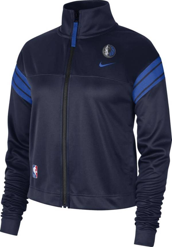 Nike Women's Dallas Mavericks Blue Tracksuit Jacket