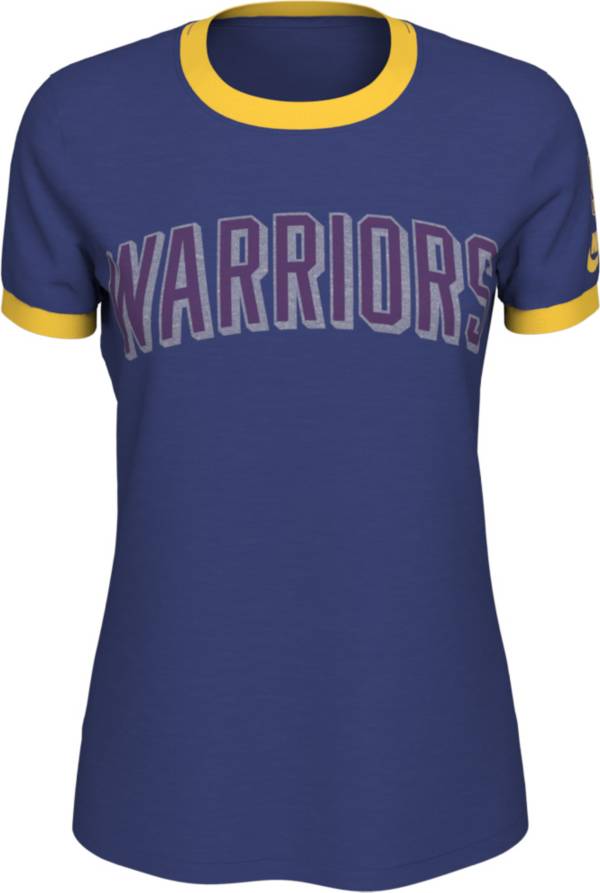 Nike Women's Golden State Warriors Blue Logo T-Shirt