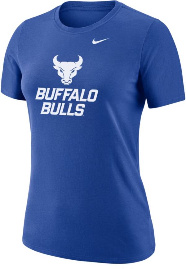 Nike Women's Buffalo Bulls Blue Dri-FIT Cotton T-Shirt