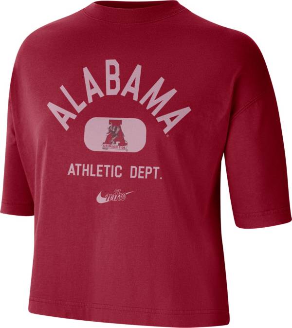 Nike Women's Alabama Crimson Tide Crimson Boxy T-Shirt