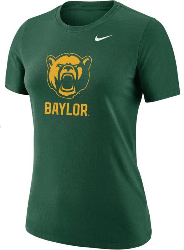 Nike Women's Baylor Bears Green Dri-FIT Cotton T-Shirt