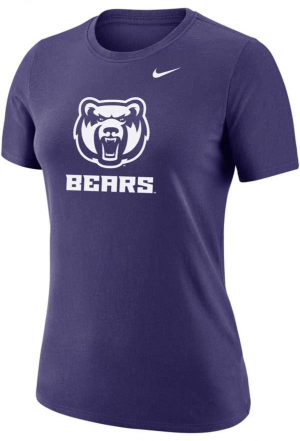 Nike Women's Central Arkansas Bears Purple Dri-FIT Cotton T-Shirt