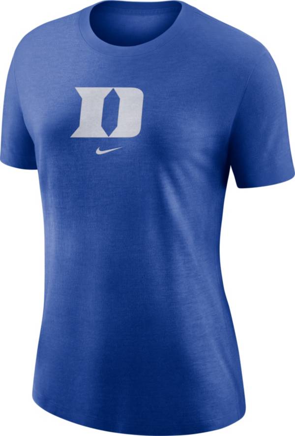 Nike Women's Duke Blue Devils Duke Blue Logo Crew T-Shirt