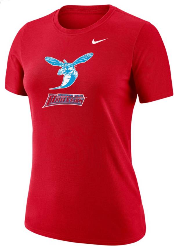 Nike Women's Delaware State Hornets Red Dri-FIT Cotton T-Shirt