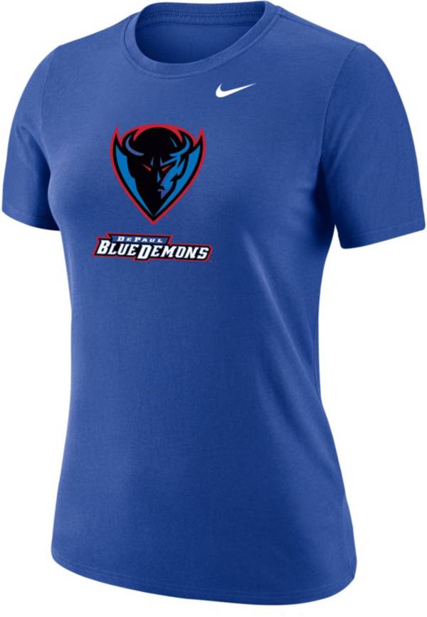 Nike Women's DePaul Blue Demons Royal Blue Dri-FIT Cotton T-Shirt