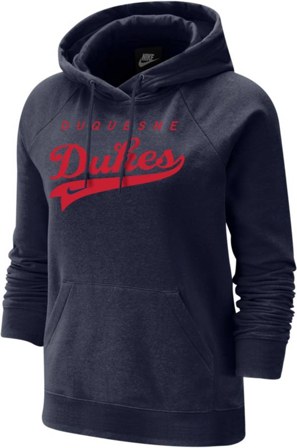 Nike Women's Duquesne Dukes Blue Varsity Pullover Hoodie