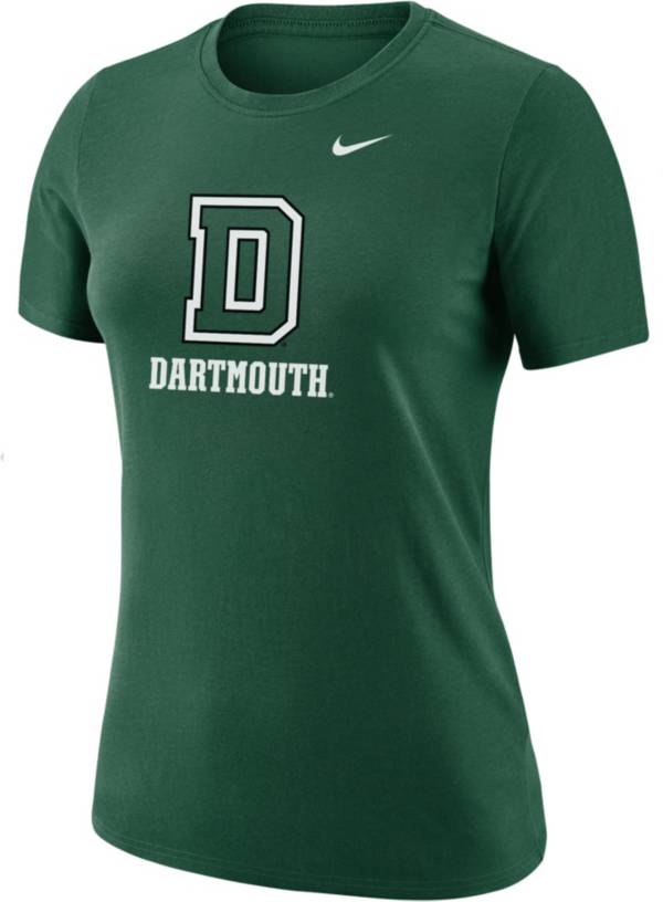 Nike Women's Dartmouth Big Green Dartmouth Green Dri-FIT Cotton T-Shirt