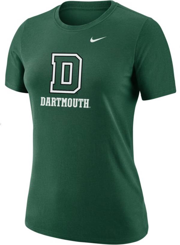 Nike Women's Dartmouth Big Green Dartmouth Green Dri-FIT Cotton T-Shirt