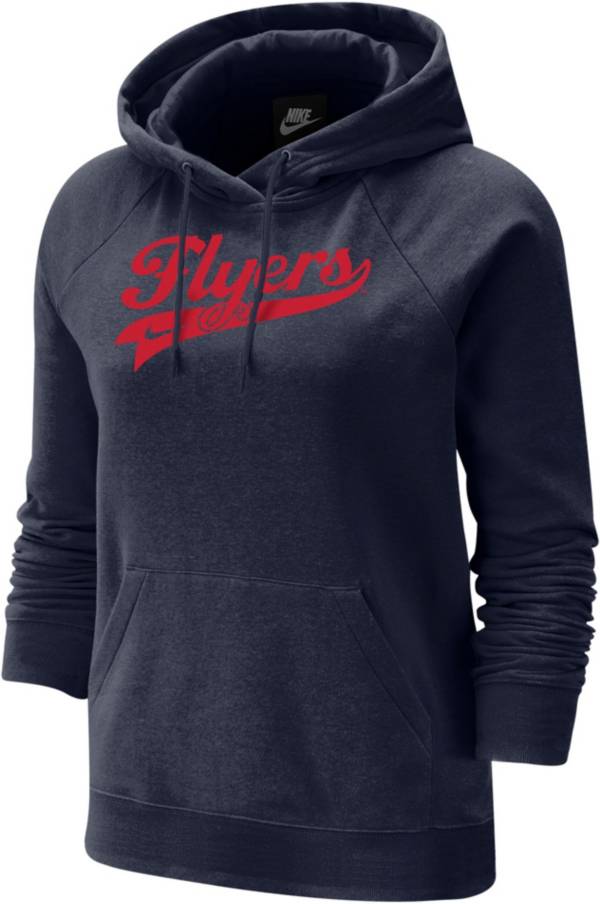 Nike Women's Dayton Flyers Blue Varsity Pullover Hoodie
