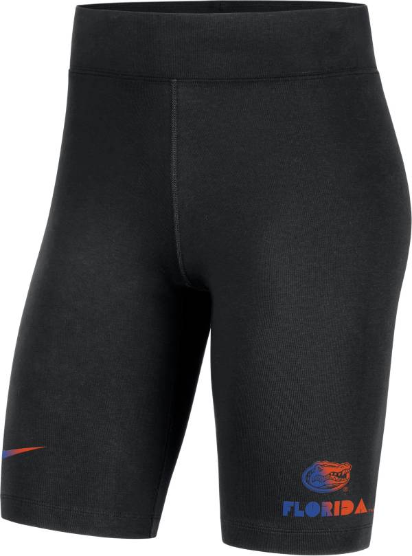 Nike Women's Florida Gators Black Essential Bike Shorts