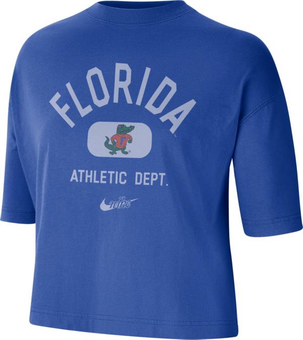 Nike Women's Florida Gators Blue Boxy T-Shirt