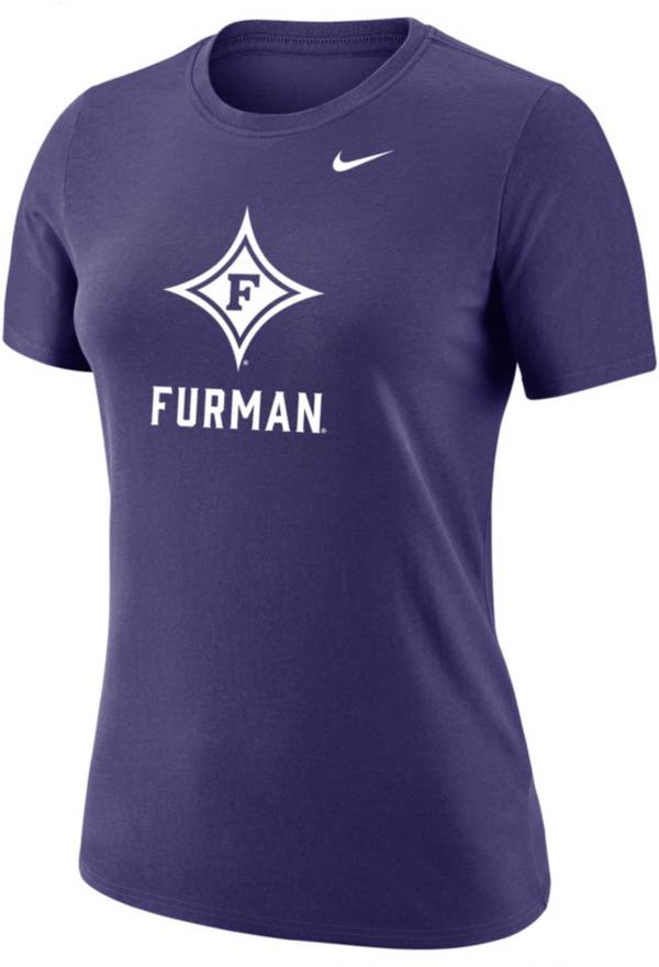 Nike Women's Furman Paladins Purple Dri-FIT Cotton T-Shirt