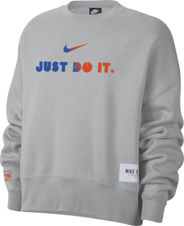 Nike Women's Florida State Seminoles Grey Everyday Campus Crew Neck Sweatshirt product image