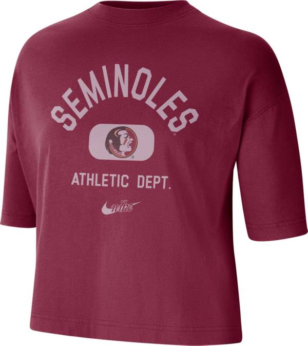 Nike Women's Florida State Seminoles Garnet Boxy T-Shirt product image