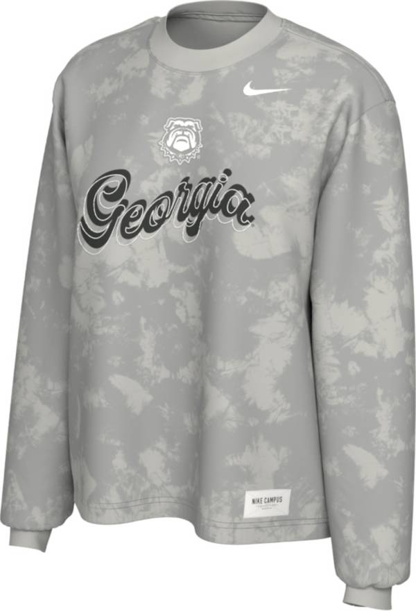 Nike Women's Georgia Bulldogs Grey Boxy Long Sleeve T-Shirt product image