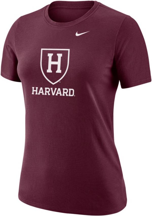 Nike Women's Harvard Crimson Crimson Dri-FIT Cotton T-Shirt