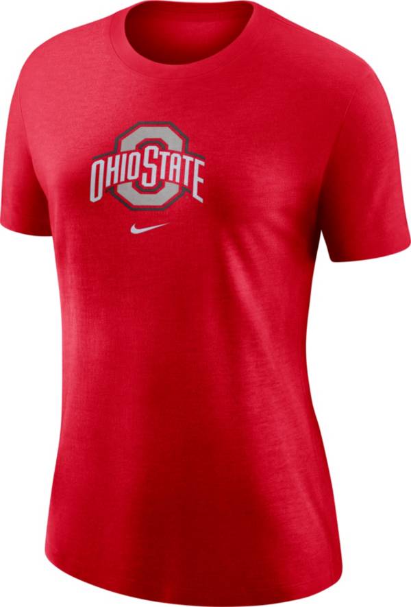 Nike Women's Ohio State Buckeyes Scarlet Logo Crew T-Shirt product image
