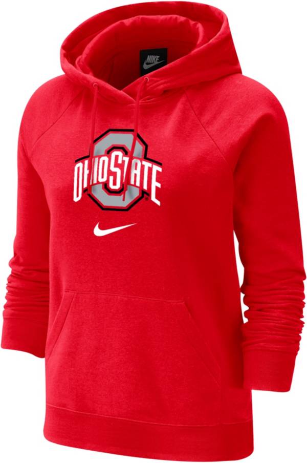 Nike Women's Ohio State Buckeyes Scarlet Varsity Pullover Hoodie