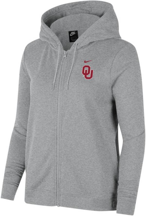 Nike Women's Oklahoma Sooners Grey Varsity Full-Zip Hoodie