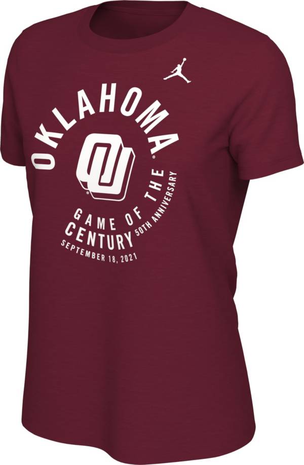 Jordan Women's Oklahoma Sooners Crimson Game of the Century T-Shirt