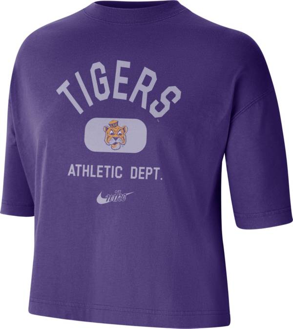 Nike Women's LSU Tigers Purple Boxy T-Shirt